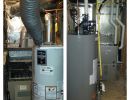 before and after furnace install